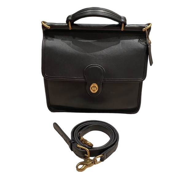 Coach Handbags - Coach Vintage Leather 9927 Willis Crossbody Bag